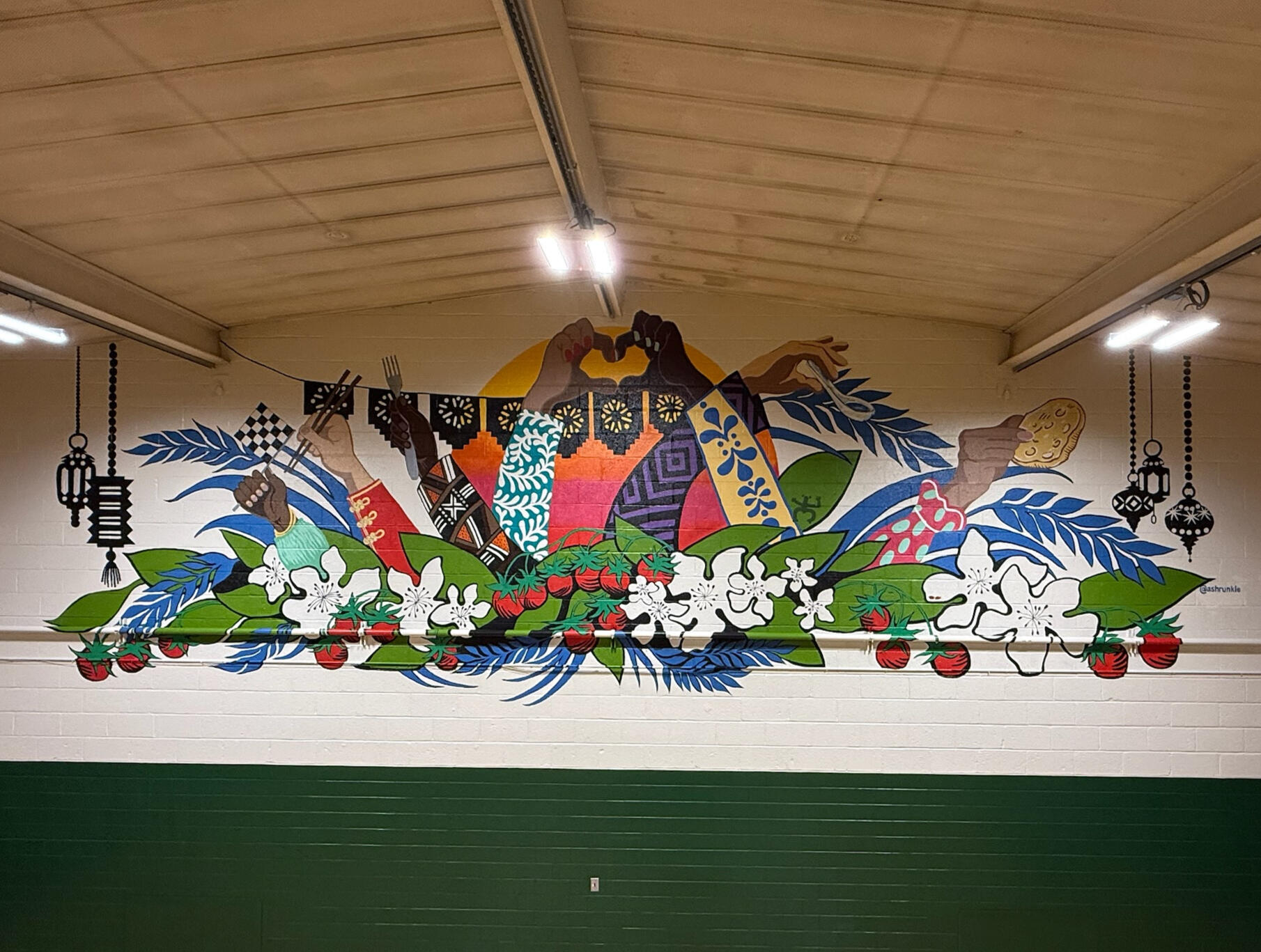 Elementary School Culture Piece - Interior Mural