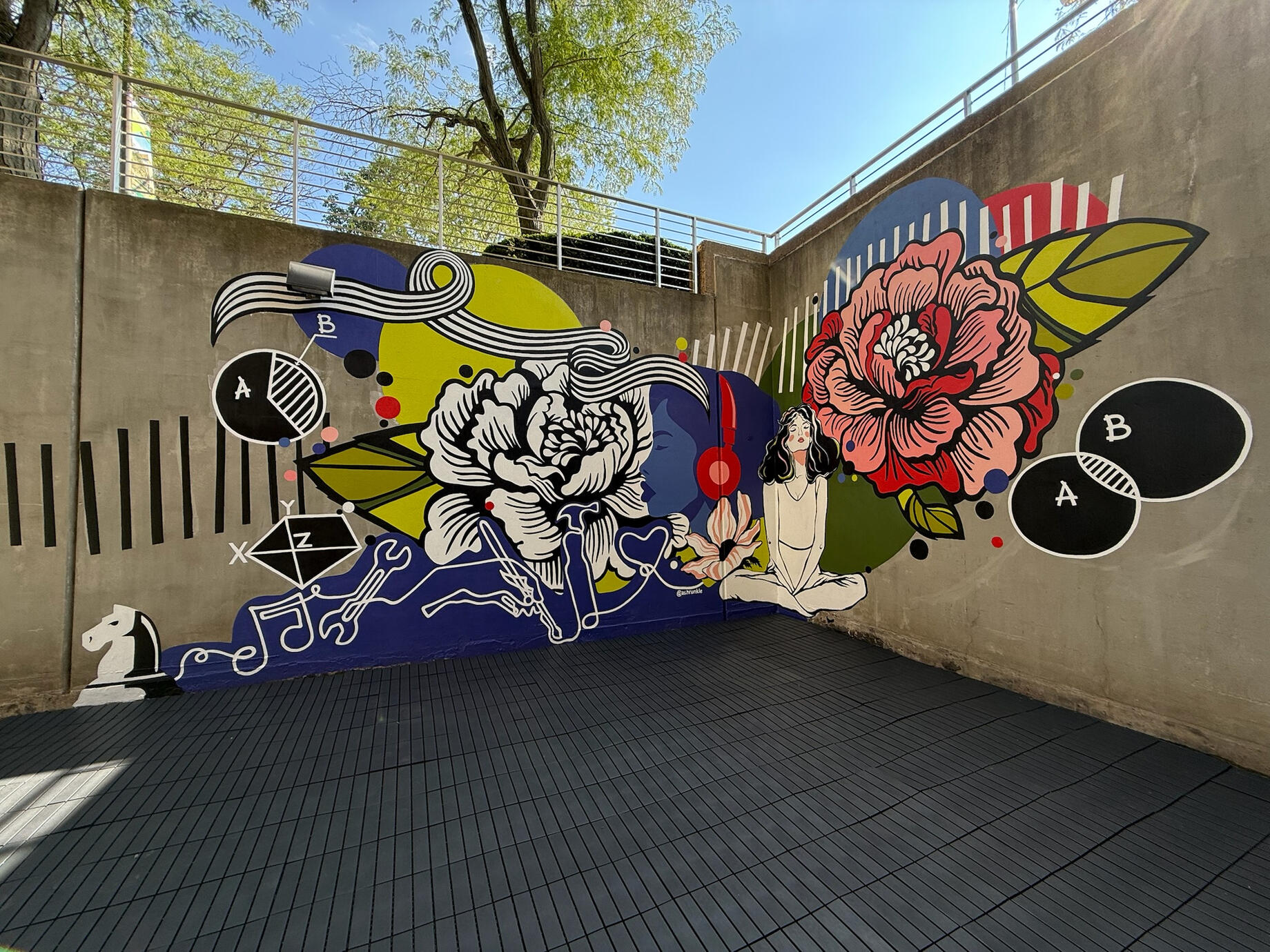 Downtown Campus Community Space - Exterior Mural